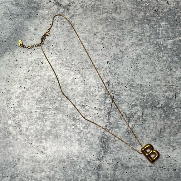 Maison Irem Balloon Initial Letter Necklace - Picture 1 of 3